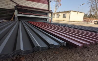 Trapézlemez egy borászat felújításában: ahol a tető a minőséget is védi